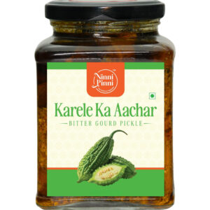 ninni pinni karela ka aachar (bitter gourd pickle)