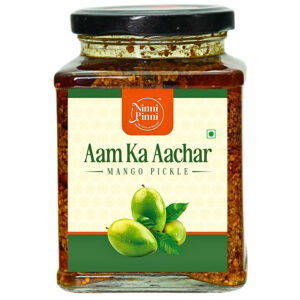 ninni pinni aam ka aachar (raw mango pickle)