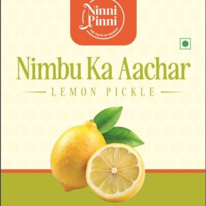 ninni pinni nimbu ka aachar (lemon pickle)